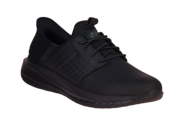 Skechers Slip-ins Slade Zachary Black  (210828-BBK) - Schoenen Caramel (Sint-Job-in-’t-Goor)