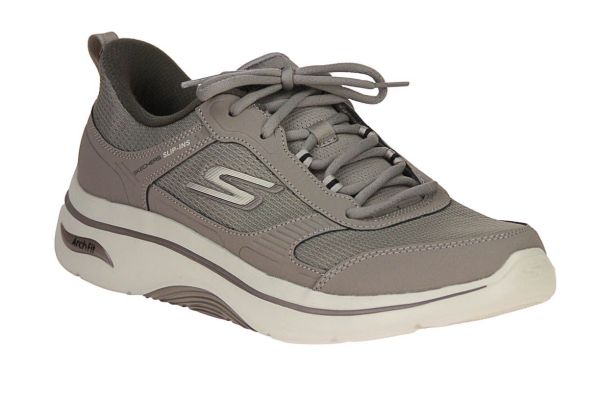 Skechers Go Walk Arch Fit 2.0 Seared Khaki  (216650-KHK) - Schoenen Caramel (Sint-Job-in-’t-Goor)