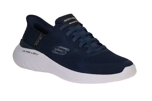 Skechers Slip-Ins Bounder 2.0 Emerged Navy  (232459-NVY) - Schoenen Caramel (Sint-Job-in-’t-Goor)