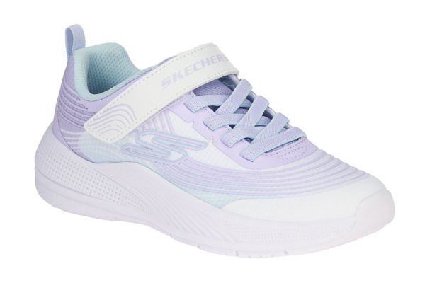 Skechers Microspec Advance White/Lavender  (303575L-WLVM) - Schoenen Caramel (Sint-Job-in-’t-Goor)