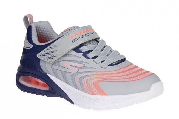 Skechers Microspec Max Advance- Vortivox Gray/Navy  (403938L-GYNV) - Schoenen Caramel (Sint-Job-in-’t-Goor)