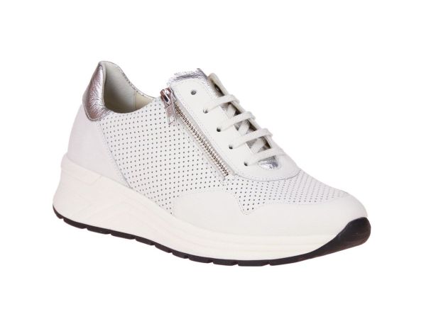 Solidus Holly Witte Sneaker H-leest  (46021-10153) - Schoenen Caramel (Sint-Job-in-’t-Goor)