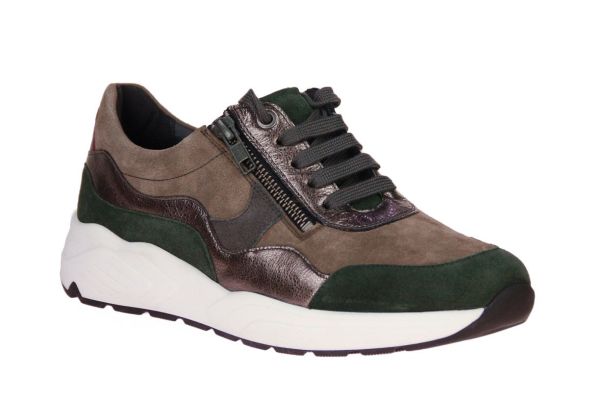 Solidus Kea Groene Sneaker K-leest  (66034-90436) - Schoenen Caramel (Sint-Job-in-’t-Goor)