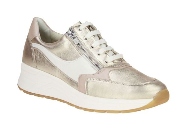 Solidus Holly Sneaker Goud-Wit H-leest  (46023-20937) - Schoenen Caramel (Sint-Job-in-’t-Goor)