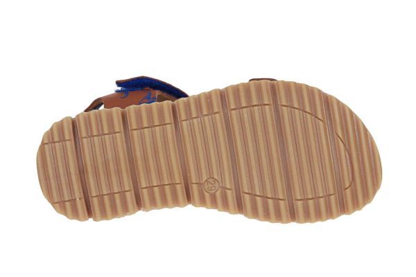 Stones and Bones Loxes Cognac Sandaal  (LOXES-CUOIO/BLUE) - Schoenen Caramel (Sint-Job-in-’t-Goor)