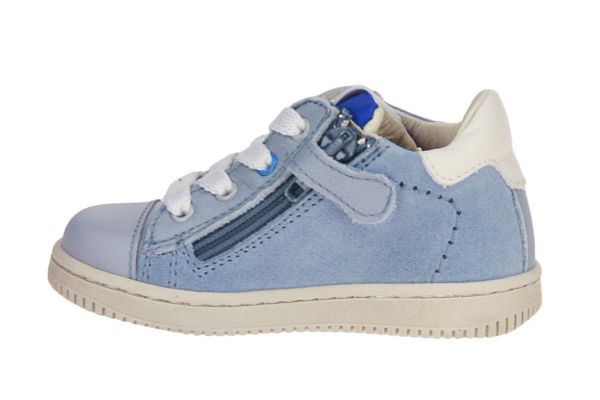 Stones and Bones Nepo Blauwe Sneaker  (NEPO- BLUE/CUOIO) - Schoenen Caramel (Sint-Job-in-’t-Goor)