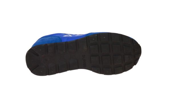 SUN68 Tom Solid Teen Blauwe Sneaker  (BZ33301T-58) - Schoenen Caramel (Sint-Job-in-’t-Goor)