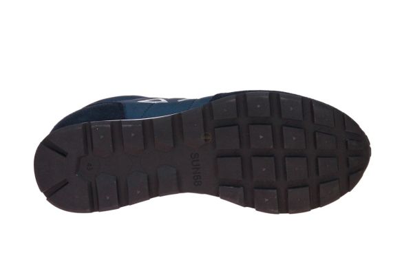 SUN68 Tom Solid Sneaker Blauw  (BZ34101-07) - Schoenen Caramel (Sint-Job-in-’t-Goor)