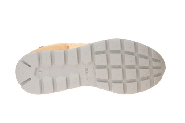 SUN68 Ally Solid Nylon Sneaker Oranje  (BZ34201-33) - Schoenen Caramel (Sint-Job-in-’t-Goor)