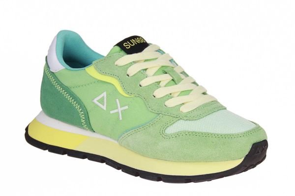 SUN68 Ally Color Explosion Verde Menta  (Z35204-38) - Schoenen Caramel (Sint-Job-in-’t-Goor)