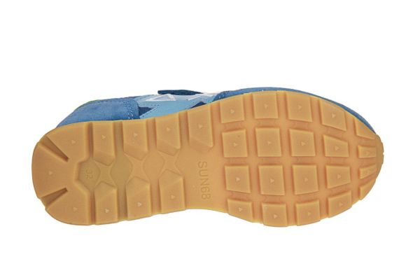 SUN68 Boy's Jaki 2.0 Bicolor Kid Avio  (Z35312K-5680) - Schoenen Caramel (Sint-Job-in-’t-Goor)