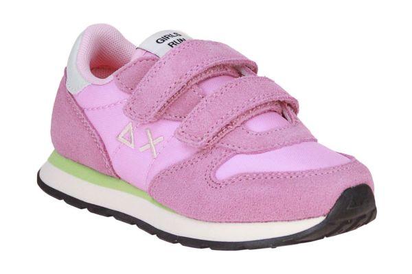 SUN68 Girl's Ally Solid Nylon Baby Roze Sneaker  (Z35401B-72) - Schoenen Caramel (Sint-Job-in-’t-Goor)