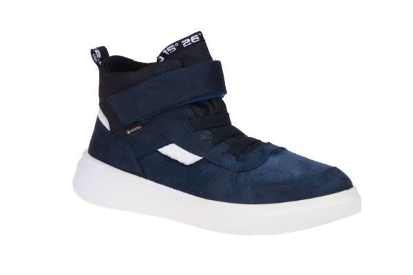 Superfit Blauw Hoge Sneaker  (1-006454-8000) - Schoenen Caramel (Sint-Job-in-’t-Goor)