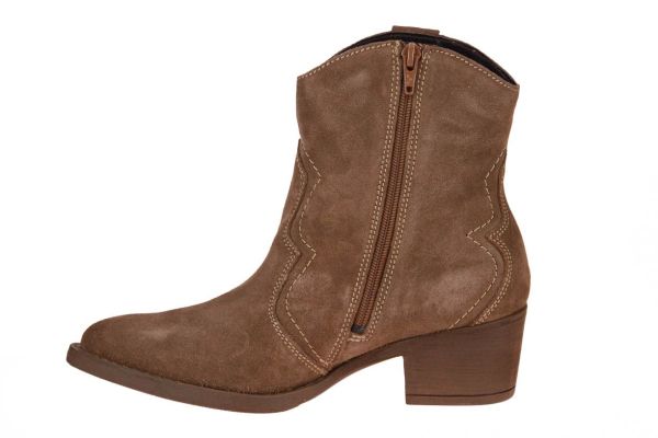 Tamaris Licht Bruine Korte Laars  (1-25702-41/300) - Schoenen Caramel (Sint-Job-in-’t-Goor)