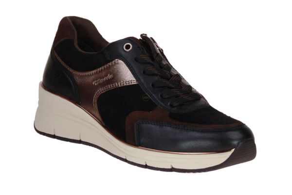 Tamaris Zwarte Sneaker  (1-23764-43/098) - Schoenen Caramel (Sint-Job-in-’t-Goor)