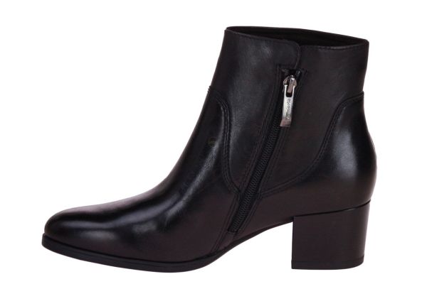 Tamaris Zwarte Enkellaars  (1-25032-43/003) - Schoenen Caramel (Sint-Job-in-’t-Goor)