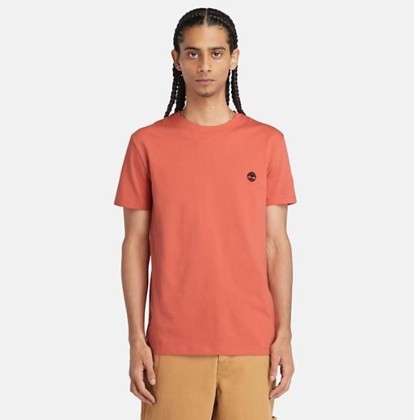Timberland Dunstan River T-Shirt Licht Oranje  (TB0A2BPREI41) - Schoenen Caramel (Sint-Job-in-’t-Goor)