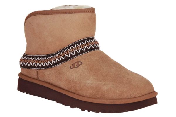 UGG Classic Mini Crescent Chestnut  (1158262-CHE) - Schoenen Caramel (Sint-Job-in-’t-Goor)