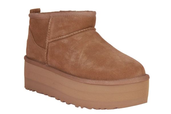 UGG Classic Ultra Mini Platform Chestnut  (1135092-CHSTNT) - Schoenen Caramel (Sint-Job-in-’t-Goor)