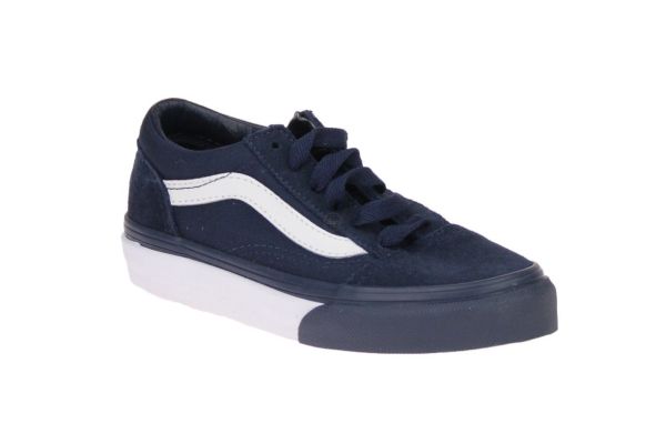 Vans Oldskool Mono Blauwe Sneaker  (VA38G1Q7I) - Schoenen Caramel (Sint-Job-in-’t-Goor)