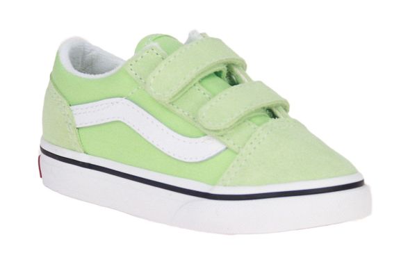 Vans Old Skool V Color Theory Pistachio Green  (VN0009RCE2Y1) - Schoenen Caramel (Sint-Job-in-’t-Goor)