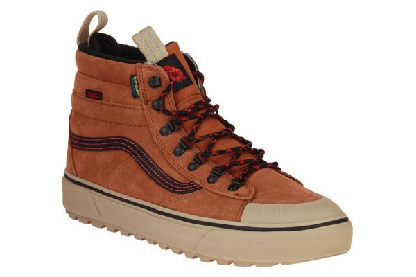 Vans Mte SK8-Hi DR Waterproof Glazed Ginger  (VN000CVRN1Z1) - Schoenen Caramel (Sint-Job-in-’t-Goor)