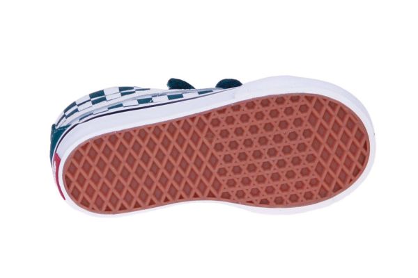 Vans Sk8-Mid Reissu Turquoise-Witte Sneaker  (VN0A5DXD60Q1) - Schoenen Caramel (Sint-Job-in-’t-Goor)