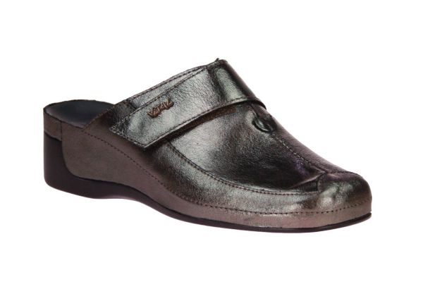 Vital Tina Metallic Brons Slipper  (232817-80) - Schoenen Caramel (Sint-Job-in-’t-Goor)