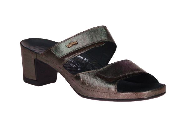 Vital Joy Metallic Brons Slipper  (23907 METALLIC MORO) - Schoenen Caramel (Sint-Job-in-’t-Goor)