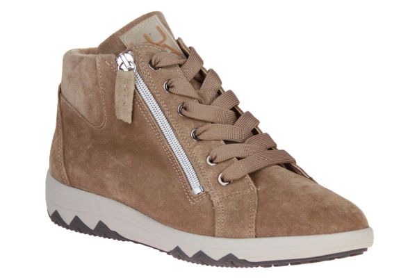 Waldläufer Teresa Taupe Sneaker H-leest  (961801-195) - Schoenen Caramel (Sint-Job-in-’t-Goor)