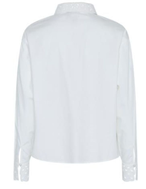 Y.A.S. Kelila LS Shirt Star White  (26034929 star white) - Schoenen Caramel (Sint-Job-in-’t-Goor)