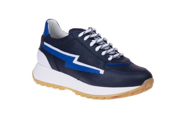 Zecchino d'Oro Blauwe Sneaker  (M02-6253-5E) - Schoenen Caramel (Sint-Job-in-’t-Goor)