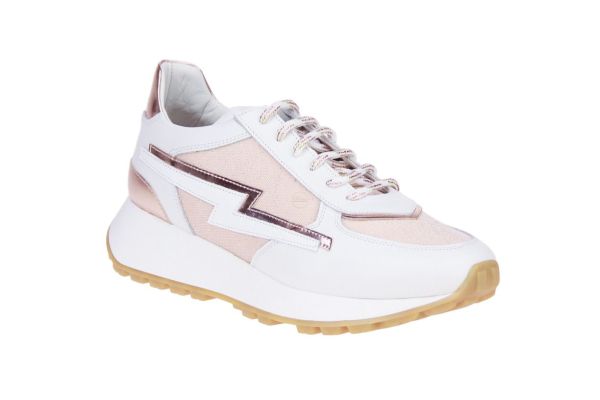 Zecchino d'Oro Wit-Roze Sneaker  (M02-6253-8E) - Schoenen Caramel (Sint-Job-in-’t-Goor)