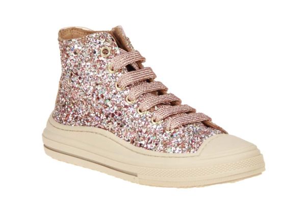 Zecchino d'Oro Roze Sneaker Glitter  (F13-4303/4128) - Schoenen Caramel (Sint-Job-in-’t-Goor)