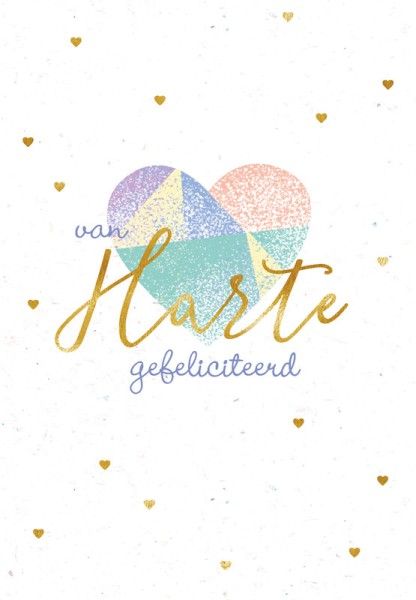 Hartung Greetings 'Van Harte Gefeliciteerd'  (58022) - Schoenen Caramel (Sint-Job-in-’t-Goor)